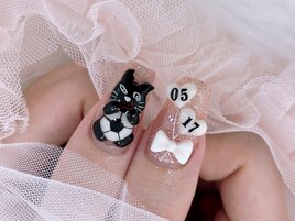 3D 生誕ネイル