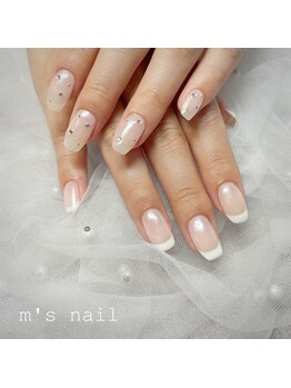 エムズネイル 敦賀店/ホワイトオーロラ