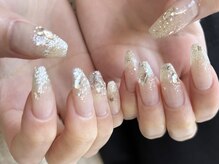 ネイルスペース ジェイズ ピンキー(NAIL SPACE J's PINKY)/キラキララメグラネイル