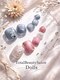 トータルビューティーサロン ドールズ(total beauty salon Dolls)の写真/秋の足元はマグネットで輝きを！定額で叶うキラキラフットとニュアンスネイルで魅惑の爪先に♪