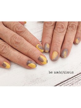ネイルサロンアンドスクール ビーアンビシャス(be ambitious)/お洒落デザイン☆