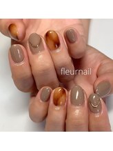 フラワーネイル 小山店(Fleur nail)/べっ甲ネイル
