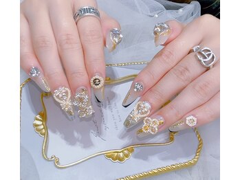 クイーンズビューティーサロン 新宿本店(Queen's beauty salon)/チップ長さだしやりつけ放題