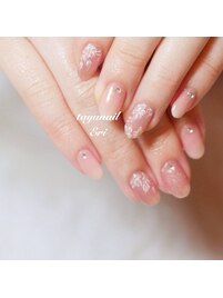 パラジェル桜ネイル