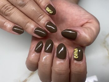 フィール(Feel)/シンプル秋ネイル