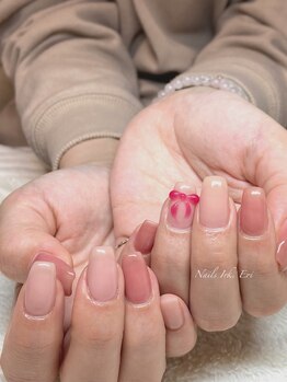 ネイルズ イルク(Nails Irk)/ぷくぷくリボン
