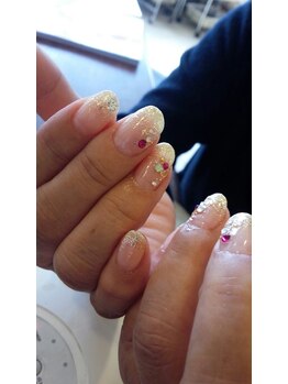 ラメグラデーション