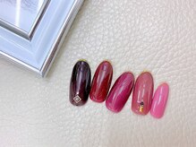 ネイルサロン アミ(Amie)/今月イチオシ♪ボルドーグラデ