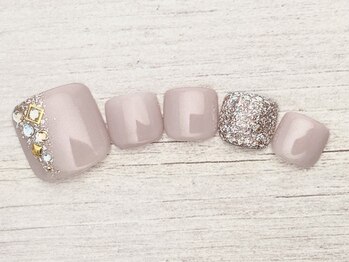 ネイルサロン アミュゼ/定額デザインフットジェル