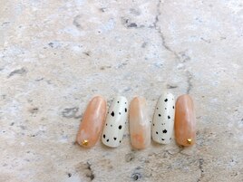 大人ダルメシアンネイル