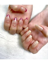 クリアー(clear)/ワンカラー+アート7950円