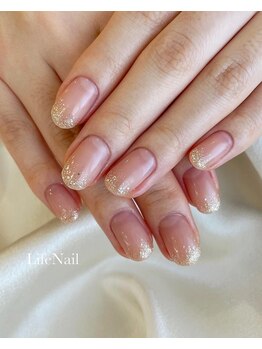 ライフネイル(Life Nail)/¥9,900 ラメグラデーション