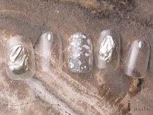 アイネイルズ 吉祥寺店(I nails)/シルバークリアネイル