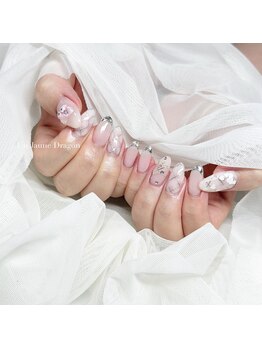 アン ジョーヌドラゴ/【自爪ネイル】チェックネイル