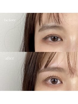 ハイク バイ ジェン(HIKE by gen.)/まつげパーマ × 眉毛