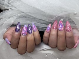 イヴ指名アートお任せネイル