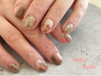 ピンクブラウン