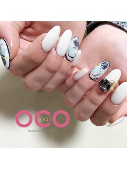 オコネイル ネイルサロンアンドスクール(OCO nail)/presson flower☆