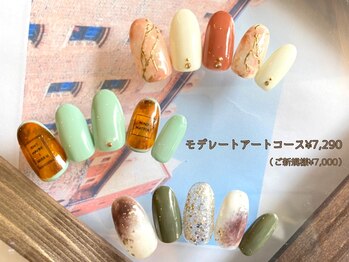 パスリー ネイルアンドケア(Parsley Nail&Care)/【10月】モデレートアートコース