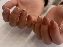 アイネイルズ 天神今泉店(I-nails)/【kanako.m】シンプルハートラメ