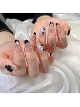 桜ネイルサロン/長さだしネイル