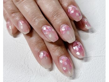 イーストネイル(East nail)/桜舞い散るアート♪