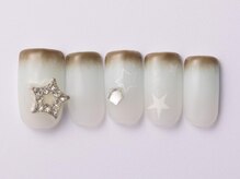 ジェミーネイル エビス(Jemiy nail ebisu)/グラデボーダー星10480yen