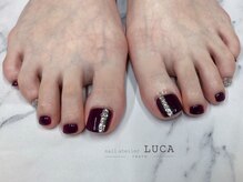 ネイルアトリエルカ(nail atelier LUCA)/W-784 大人上品パープルフット