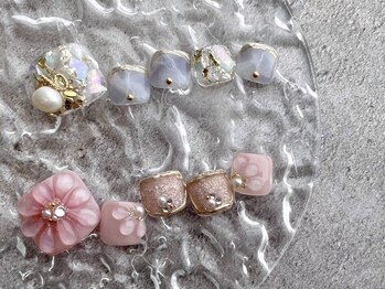 フットネイル　アートし放題