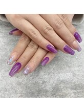 ネイルサロン エーナイン ザ ビッグ豊平店/シンプルネイル