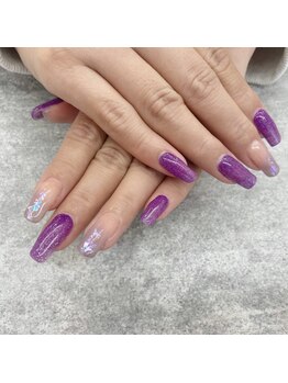 ネイルサロン エーナイン ザ ビッグ豊平店/シンプルネイル