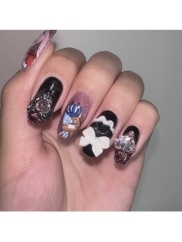 ミュー(mieux)/キャラクターネイル、痛ネイル