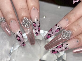 ベーシック ネイルウィザードアカデミー 本厚木店(Basic×NailWizardAcademy)の写真/【長さだしが得意なBasic☆本厚木店NEWOPEN!】麻布・六本木・町田・相模大野で大人気のGAL・BOHO系アート*