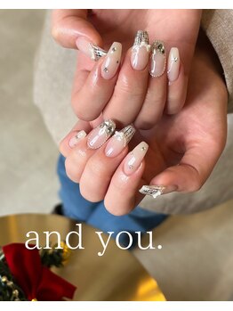 ツイードネイルデザイン