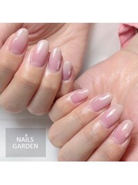 花びら×フラワーネイル