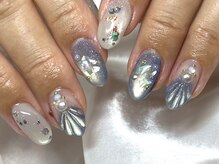 ウー(uwu)の雰囲気(毎年人気のマーメイドネイル☆安定に可愛いアートを楽しんで♪)