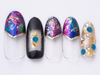 ネイリックス 栄ガスビル(NAILX)/クール・メタリックネイル