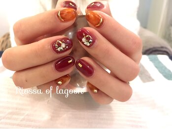 リオッサ オブ ラグーン(RIOSSA of Lagoon)/べっこう×ボルドー