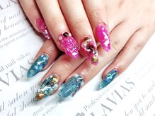 プロフェッショナル ネイルサロン ラヴィアス(LAVIAS)/【スカルプ】お好きなアート6本