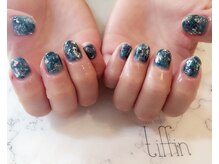 ネイルサロン ティフィン(tiffin)/ニュアンス深海ネイル