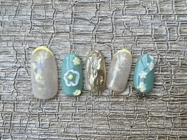 ぷっくり韓国ネイル