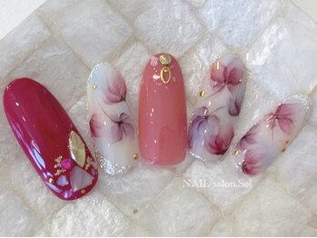 ネイルサロン ソル(NAIL Salon. Sol)の写真/＼ご新規様オフ代無料／お得に通えて、いつでも可愛いネイルが楽しめます♪周りと差がつく仕上がり◎