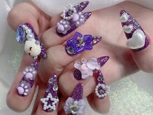 モルフォネイル(Morpho nail)/#冬ネイル#大人可愛いネイル