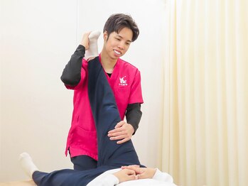 アイケア鍼灸整骨院 稲荷町院(i-care)/ストレッチの様子です！