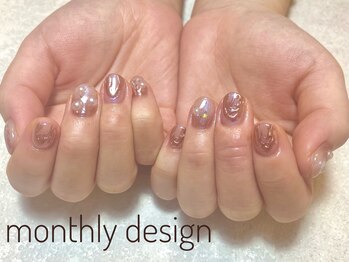 ルア(lua.)/ピンクミラー＊9月monthly