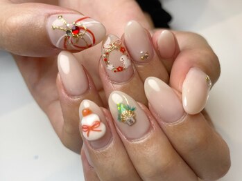 キラネイル アンド アイラッシュ by World Beauty(KIRA)/お正月ネイル