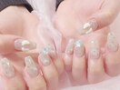 羽ネイル/ワンホンネイル
