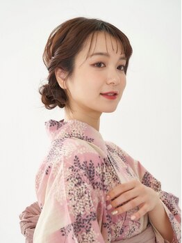 アトリエはるか 名古屋エスカ店の写真/【毎年大好評！予約受付中☆浴衣メニュー着付け5500円、浴衣レンタル6600円～】