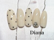 ディアナ ひたちなか高場店(DIANA)/定額ネイル　6600円　Ｂ-008