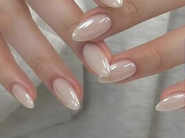 春ネイル／ワンホンネイル